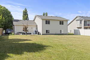 Rear view of property