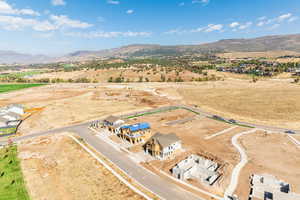 View of rural area with a mountainous background