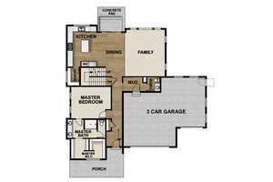 View of floor plan / room layout