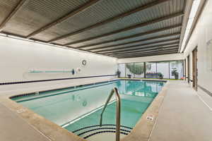 View of indoor community pool