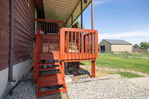 View of deck