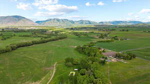 View of rural area with mountains