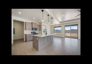 Living Area to Kitchen & Dining