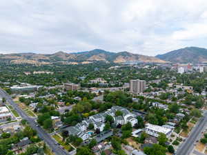 View of urban area featuring a mountainous background