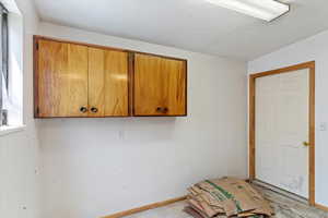 View of laundry room