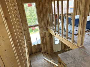 Upstairs landing looking down