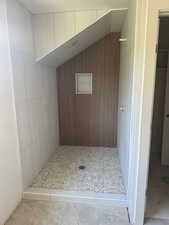 Primary bathroom progress photo, but is now completed.