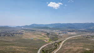 Aerial view of mountains