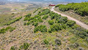 Aerial view of mountains