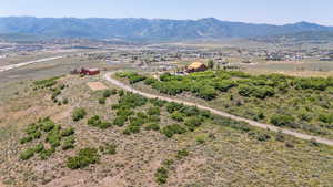View of rural area with a mountain backdrop