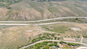 Aerial view of property's location