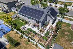 View from above of property