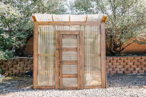 View of greenhouse