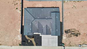 View from above of property