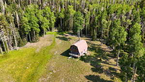 Aerial view of property and surrounding area