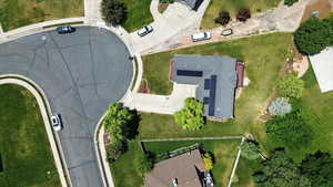 Aerial view of property's location
