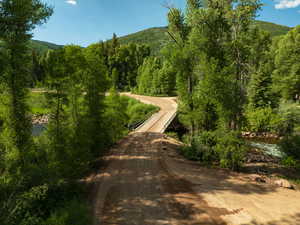 Bridge within Beaver Springs going over the Weber River