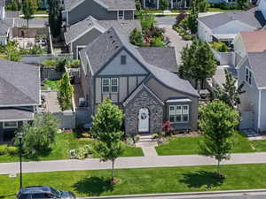 Drone footage of house & n'hood