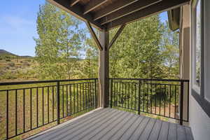 View of deck