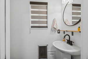 Bathroom with a sink