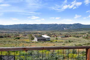 View of mountain backdrop