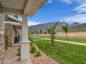 View of mountain backdrop