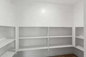View of storage area