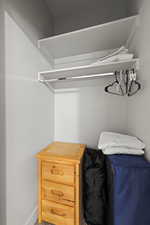 View of closet