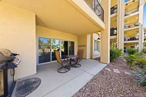View of patio / terrace with grilling area