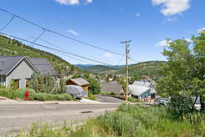 View of mountain background
