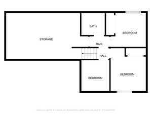 Basement with huge 4 foot high storage room not included in square footage.