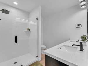 Primary bath with double vanity