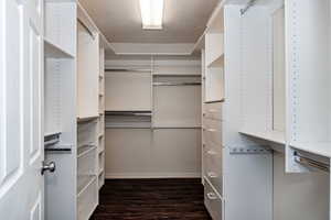 Two separate, spacious closets in Primary sutie
