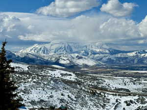 View of mountain backdrop