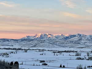 View of mountain backdrop