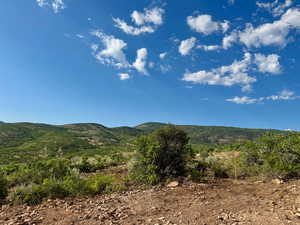 View of mountain background