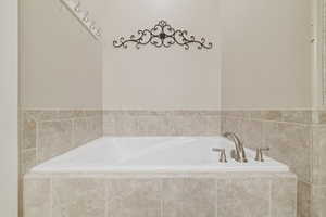 Full bath with a bath