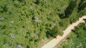 Aerial overview of property's location
