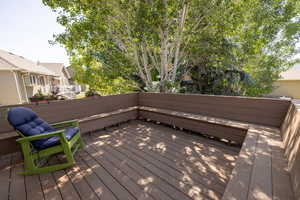 View of deck