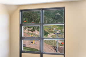 Detailed view of stucco siding