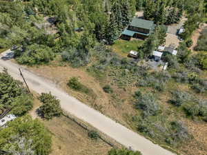 Aerial view of property and surrounding area