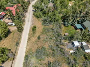 Aerial overview of property's location