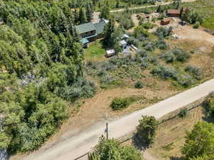 Aerial view of property and surrounding area