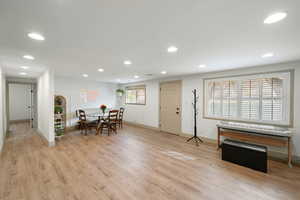 Family room/Dining room open floorplan area with so many possibilities, beautiful views and tons of natural light