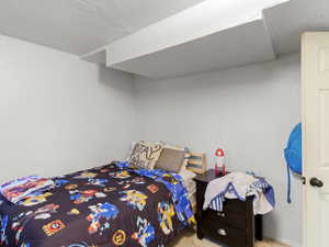 Bedroom featuring carpet flooring