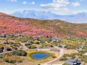 View of mountain background