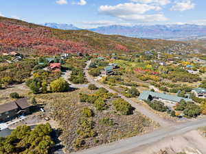 Bird's eye view of mountains