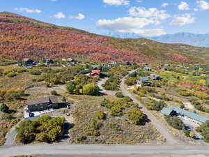 Drone / aerial view of mountains