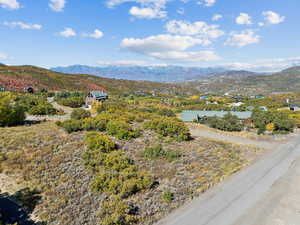 View of mountain background