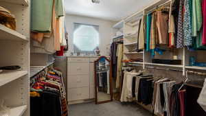 View of spacious closet